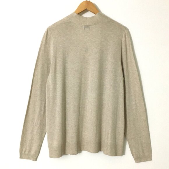 NEW! Old Navy Heather Palomino Tan Lightweight Open Front Cardigan - XL Tall - Picture 3 of 8